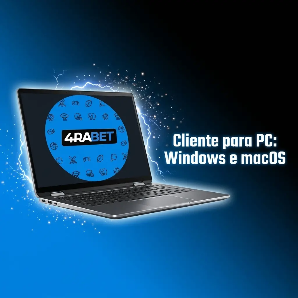 Acesso ao 4rabet pelo navegador no PC com Windows e macOS, compatível com Chrome, Firefox, Edge e Safari