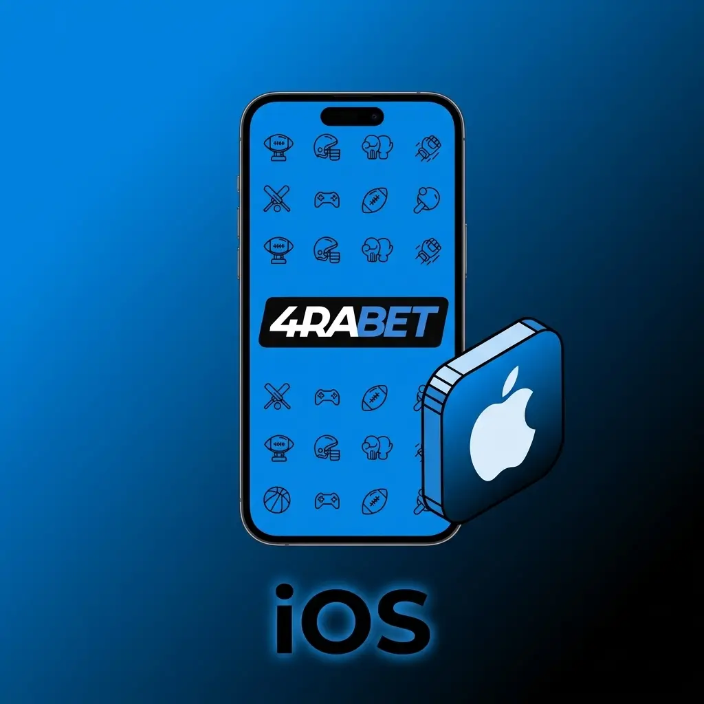 Aplicativo 4rabet para iOS disponível na App Store para iPhone e iPad com iOS 12.0 ou superior