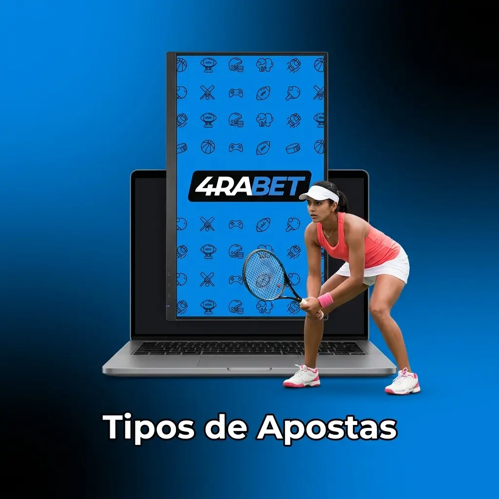 Ilustração dos três tipos de apostas no 4rabet: simples, múltipla e sistema para apostadores brasileiros